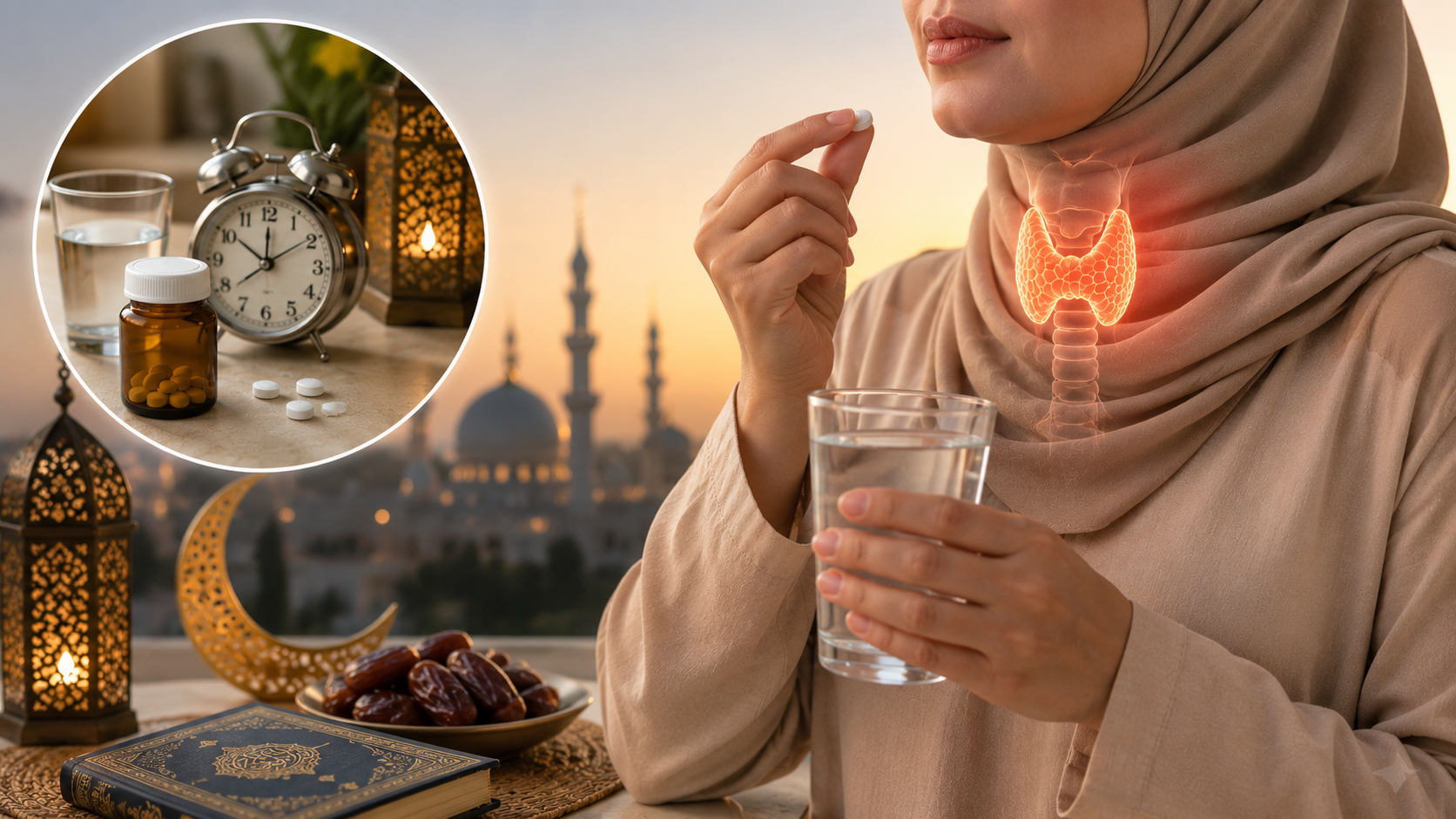 What Is the Best Time for Taking Thyroid Replacement in Ramadan?
