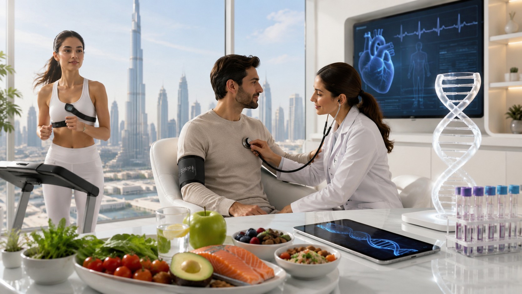 Cardiovascular Screening, Genetic Diet Plans, and Anti-Aging Care in Dubai — All Under One Roof